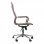 Thinia Home Elegance Silla de Escritorio con Ruedas Marrón