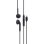 Auriculares DCU Tecnologic Advance con cable Lightning para llamadas y música negros