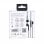 DCU Tecnologic Auriculares Lightning Negros