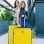 Itaca Simoa Valise moyenne en ABS Jaune