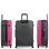 Itaca Tiber Maleta Abs Grande, Color Fucsia/antracita