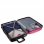 Itaca Tiber Maleta Abs Grande, Color Fucsia/antracita