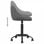 VidaXL Silla de Oficina Terciopelo Gris