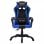 Sedia da gaming VidaXL RGB in pelle sintetica blu/nera