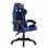 Sedia da gaming VidaXL RGB in pelle sintetica blu/nera