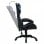 Sedia da gaming VidaXL RGB in pelle sintetica blu/nera