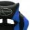 Sedia da gaming VidaXL RGB in pelle sintetica blu/nera