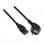 Goobay Cable de Alimentación CPU CEE7 a C13 Macho/Hembra 2m Negro