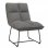VidaXL chaise longue avec structure en métal velours gris