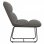 VidaXL chaise longue avec structure en métal velours gris