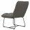 VidaXL chaise longue avec structure en métal velours gris