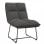 VidaXL Silla de Descanso con Estructura Metal Terciopelo Gris Oscuro