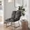 VidaXL Silla de Descanso con Estructura Metal Terciopelo Gris Oscuro