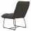 VidaXL Silla de Descanso con Estructura Metal Terciopelo Gris Oscuro
