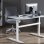 Kimex Escritorio Motorizado Ergonómico 118x58cm Blanco