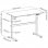 Kimex Escritorio Motorizado Ergonómico 118x58cm Blanco