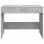 VidaXL Bureau en aggloméré 101x50x76,5 cm Gris béton