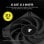 Corsair AF140 Elite 140 mm PWM Liquid Dynamic Bearing Ventilateur 140 mm Noir