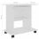 VidaXL Table d'ordinateur en aggloméré 80x50x75cm Blanc