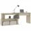 aglomerado de mesa de canto vidaXL 200x50x76cm carvalho