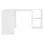 vidaXL Escritorio forma de L madera contrachapada blanco 120x140x75 cm
