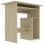 mesa de aglomerado de carvalho vidaXL Sonoma 80x45x74cm
