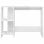 VidaXL Bureau pour ordinateur portable Aggloméré 102,5x35x75cm Blanc brillant