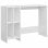 VidaXL Bureau pour ordinateur portable Aggloméré 102,5x35x75cm Blanc brillant