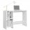 VidaXL Bureau pour ordinateur portable Aggloméré 102,5x35x75cm Blanc brillant