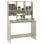 VidaXL Sonoma Escritorio con Estantes Aglomerado 110x45x157cm Roble
