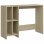 VidaXL Scrivania per notebook in truciolare 102,5x35x75 cm Quercia
