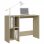 VidaXL Scrivania per notebook in truciolare 102,5x35x75 cm Quercia