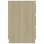 VidaXL Scrivania in truciolato 140x50x77 cm Quercia/Sonoma
