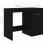 VidaXL Bureau en aggloméré 100x50x76cm Noir