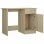 VidaXL Bureau en aggloméré 100x50x76 cm Chêne/Marron