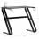 VidaXL Bureau de jeu avec pieds en Z 90x60x75cm Noir