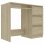 VidaXL Bureau en aggloméré 90x45x76 cm Chêne/Sonoma
