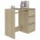 VidaXL Bureau en aggloméré 90x45x76 cm Chêne/Sonoma