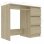 VidaXL Bureau en aggloméré 90x45x76 cm Chêne/Sonoma