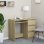 VidaXL Bureau en aggloméré 90x45x76 cm Chêne/Sonoma