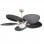 Ventilatore da soffitto Fabrilamp Tropical con Motore e Luce 35W Nichel