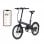 QiCycle C2 Bicicleta Eléctrica Urbana Preta