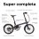 Bicicletta elettrica urbana QiCycle C2 nera