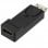 OcioDual Adaptador de DisplayPort DP a HDTV M/H Negro Vídeo Audio 1080p para PC TV Monitor