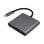 OcioDual USB Typ C auf USB 3.1 Adapterkabel und HDTV-Ausgang Audio-Video-Daten Silber