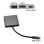 Cavo adattatore OcioDual USB tipo C a USB 3.1 e dati audio video in uscita HDTV Argento