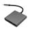 OcioDual USB Typ C auf USB 3.1 Adapterkabel und HDTV-Ausgang Audio-Video-Daten Silber