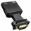 OcioDual VGA zu HDTV Konverter M/H Schwarz Adapter Konverter Video Audio Sound Buchse 3,5mm