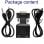 OcioDual VGA zu HDTV Konverter M/H Schwarz Adapter Konverter Video Audio Sound Buchse 3,5mm