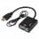 OcioDual Câble adaptateur HDTV vers VGA Convertisseur numérique vers analogique Prise audio 3,5 mm Noir